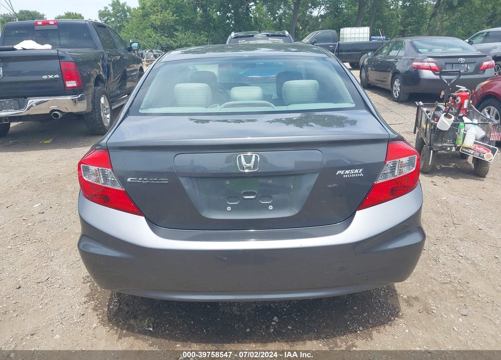2012 HONDA CIVIC LX VIN: 2HGFB2F55CH584108