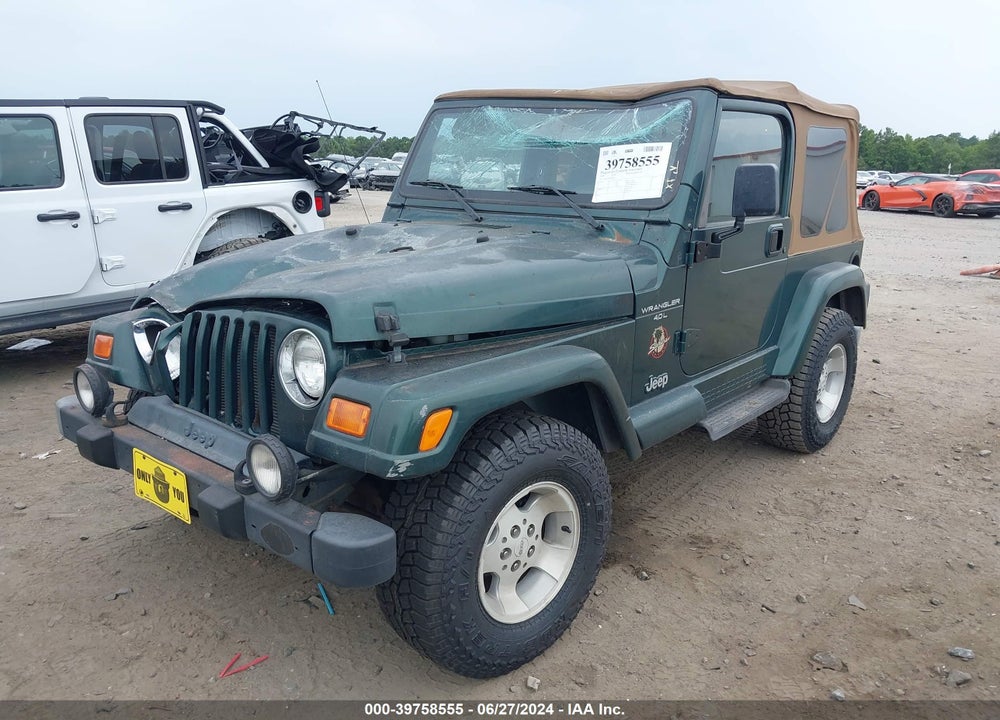 2000 JEEP WRANGLER SAHARA VIN: 1J4FA59S9YP740622
