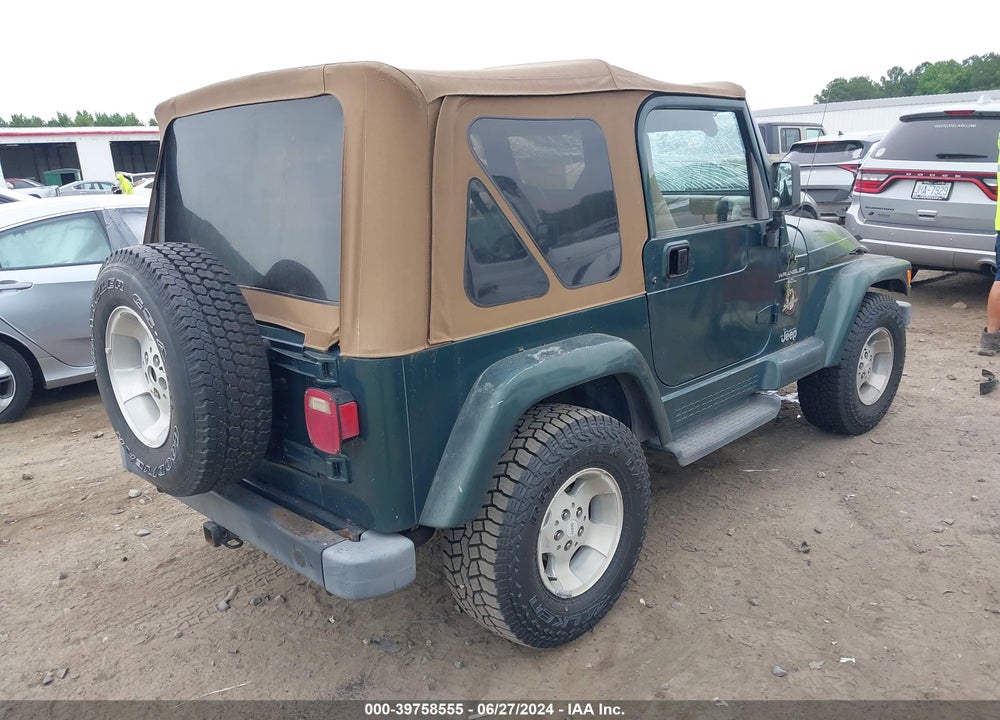2000 JEEP WRANGLER SAHARA VIN: 1J4FA59S9YP740622