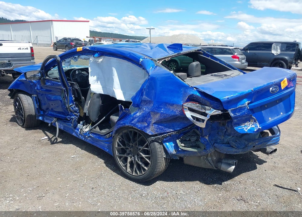 2017 SUBARU WRX LIMITED VIN: JF1VA1J61H9829040
