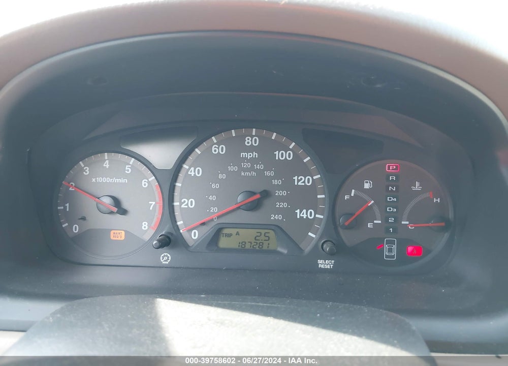 2002 HONDA ACCORD 3.0 EX VIN: 1HGCG22532A030217