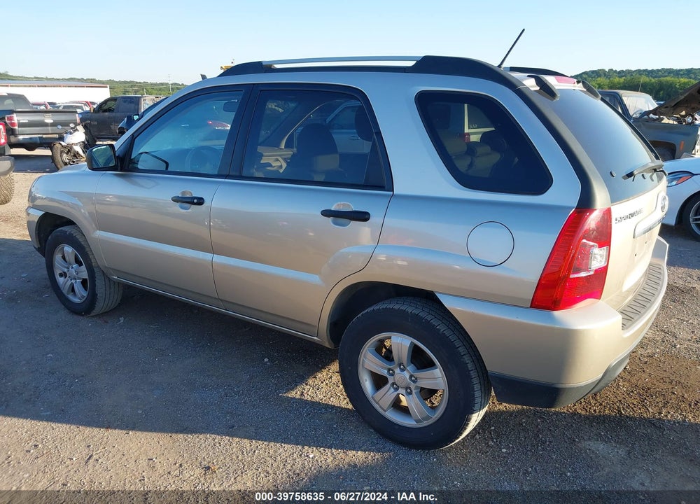 2009 KIA SPORTAGE LX VIN: KNDJF724097590555