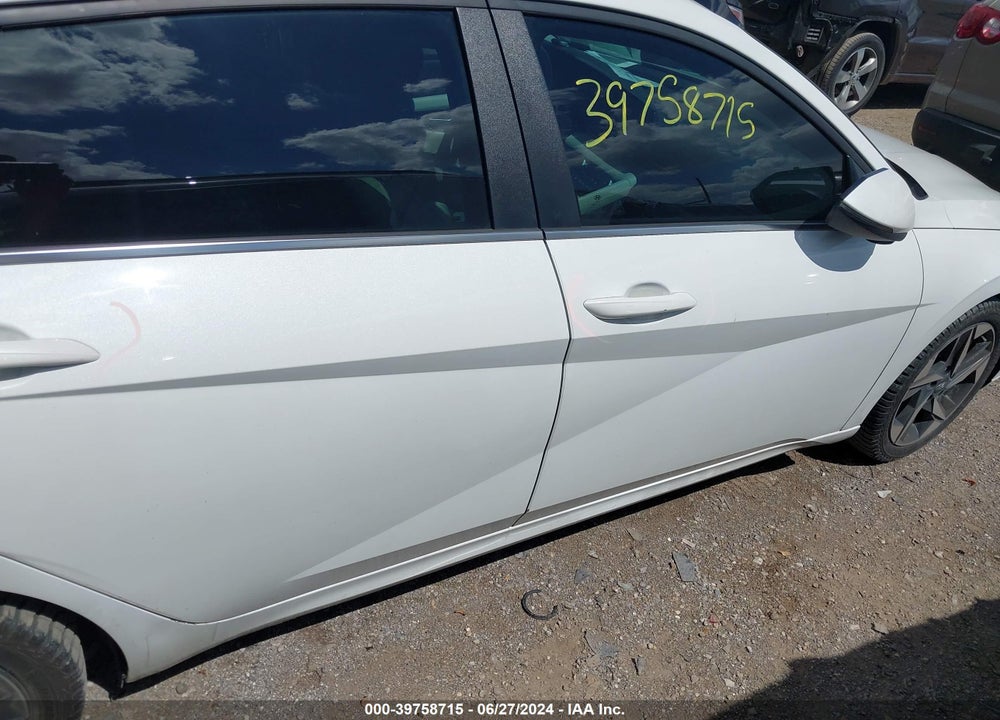 2022 HYUNDAI ELANTRA LIMITED VIN: 5NPLP4AG6NH055882
