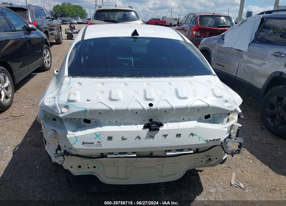 2022 HYUNDAI ELANTRA LIMITED VIN: 5NPLP4AG6NH055882