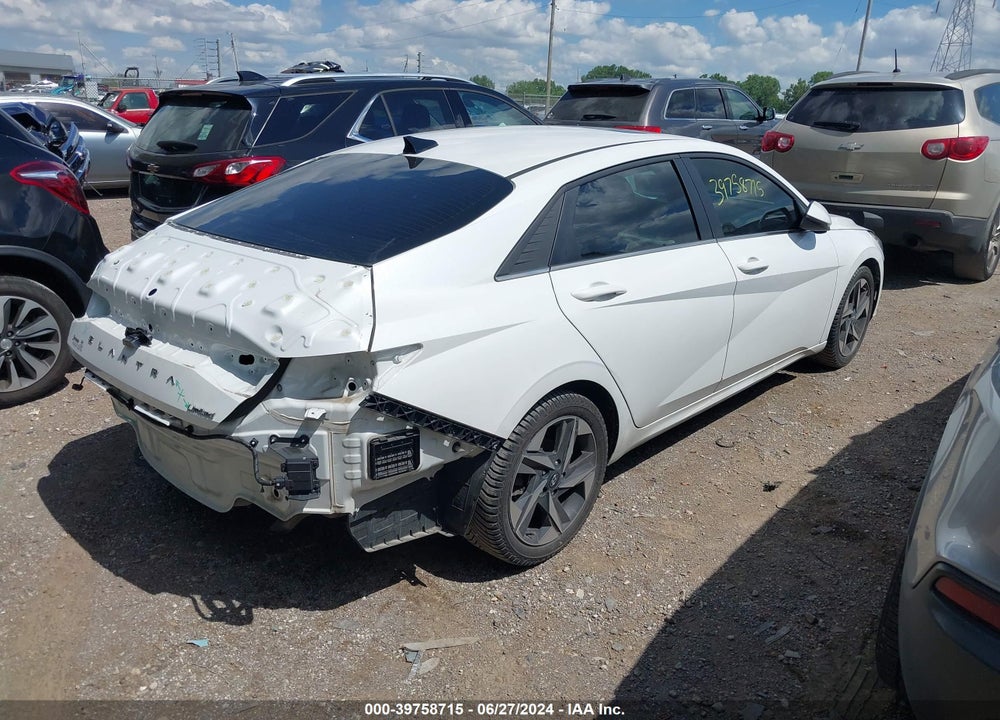 2022 HYUNDAI ELANTRA LIMITED VIN: 5NPLP4AG6NH055882