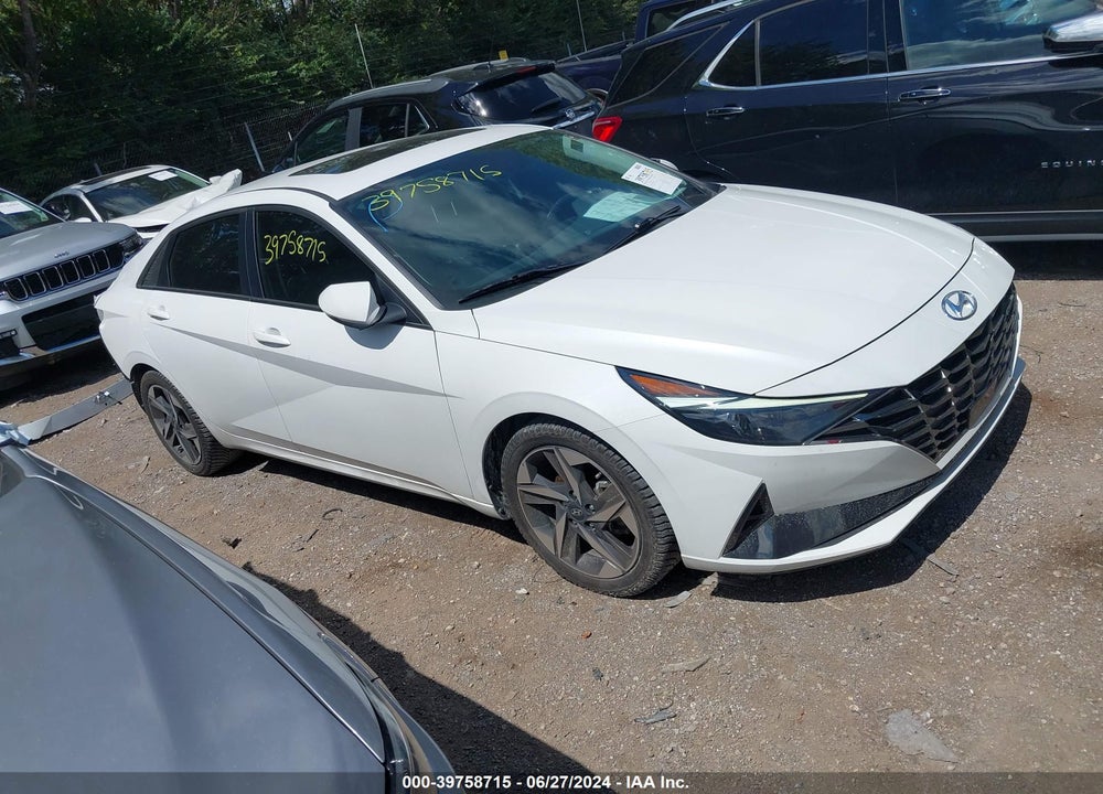 2022 HYUNDAI ELANTRA LIMITED VIN: 5NPLP4AG6NH055882