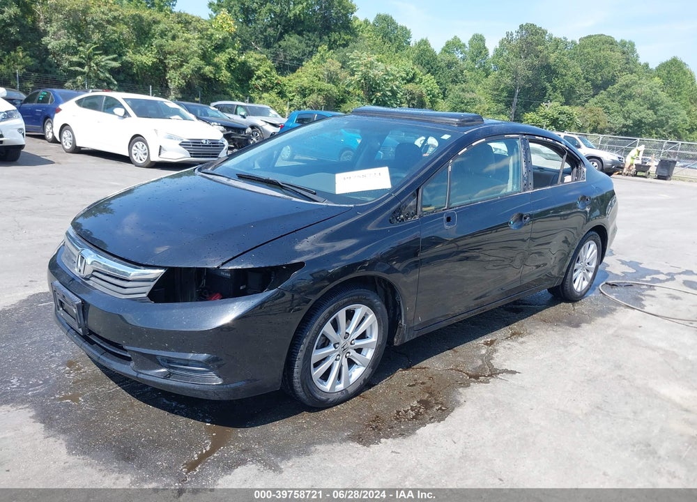 2012 HONDA CIVIC EX VIN: 2HGFB2F89CH313921