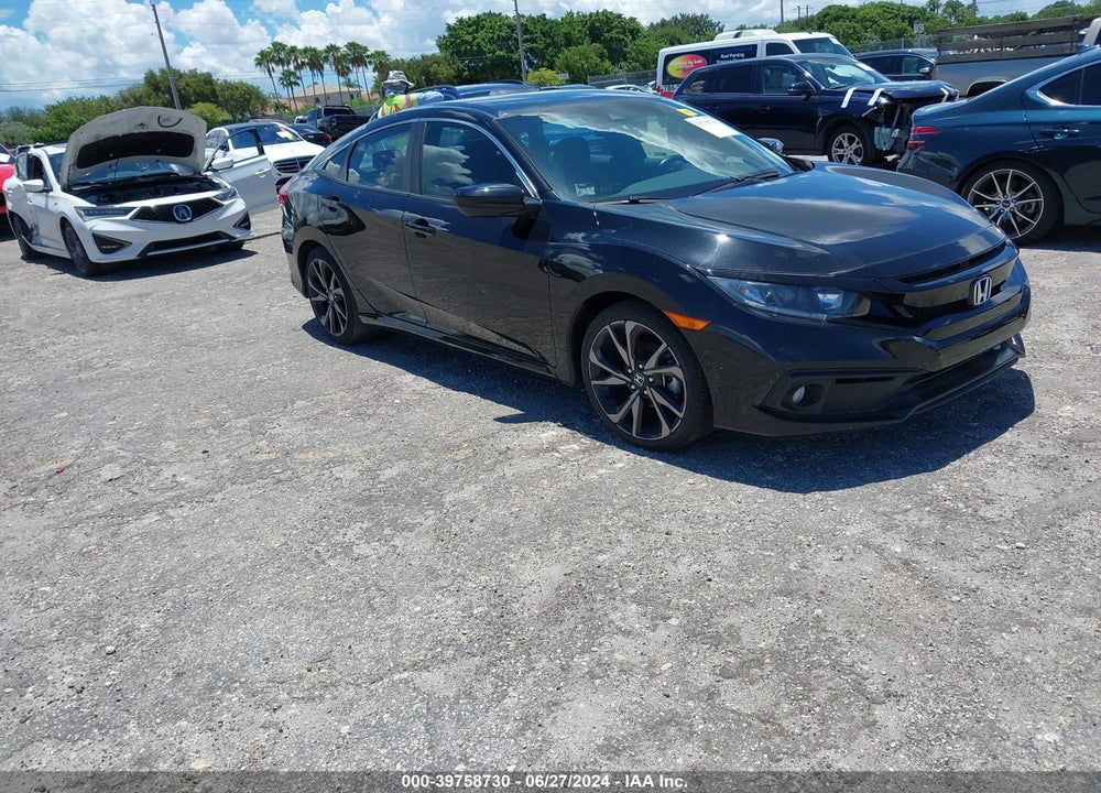 2020 HONDA CIVIC SPORT VIN: 2HGFC2F83LH502206