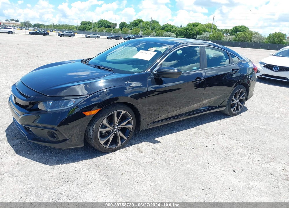 2020 HONDA CIVIC SPORT VIN: 2HGFC2F83LH502206