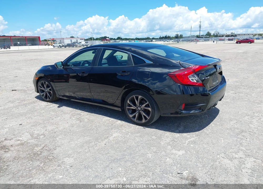 2020 HONDA CIVIC SPORT VIN: 2HGFC2F83LH502206