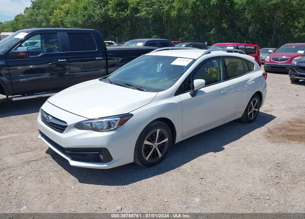 2022 SUBARU IMPREZA PREMIUM 5-DOOR VIN: 4S3GTAV60N3721580