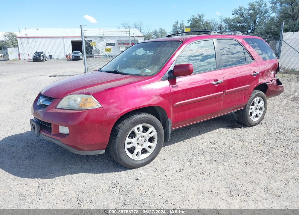 2005 ACURA MDX VIN: 2HNYD18895H547384