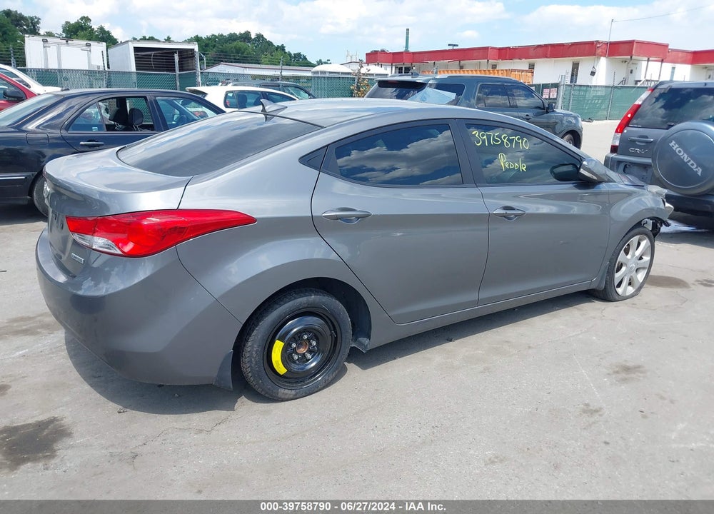 2013 HYUNDAI ELANTRA LIMITED VIN: 5NPDH4AE3DH172253
