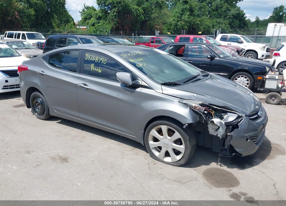 2013 HYUNDAI ELANTRA LIMITED VIN: 5NPDH4AE3DH172253