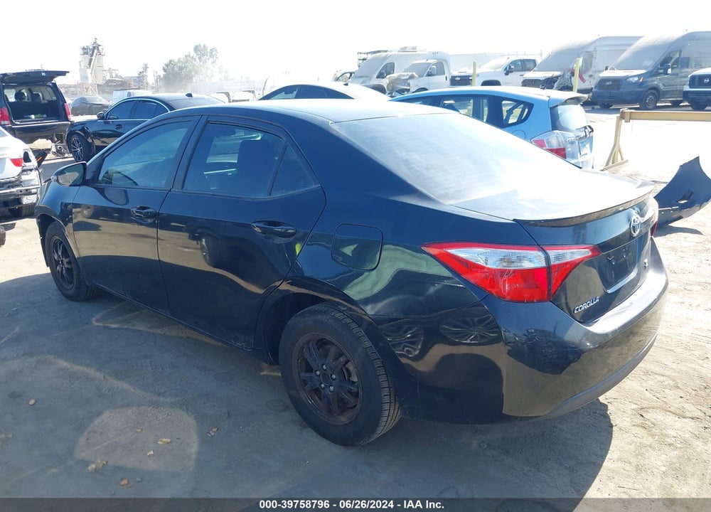 2016 TOYOTA COROLLA VIN: 2T1BURHE8GC736492