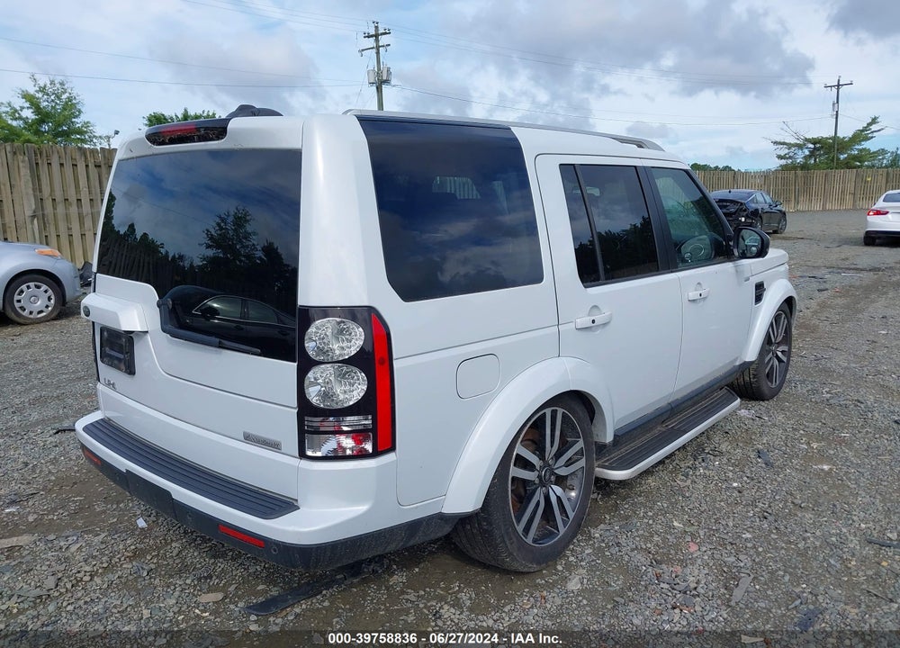 2016 LAND ROVER LR4 VIN: SALAK2V66GA823732