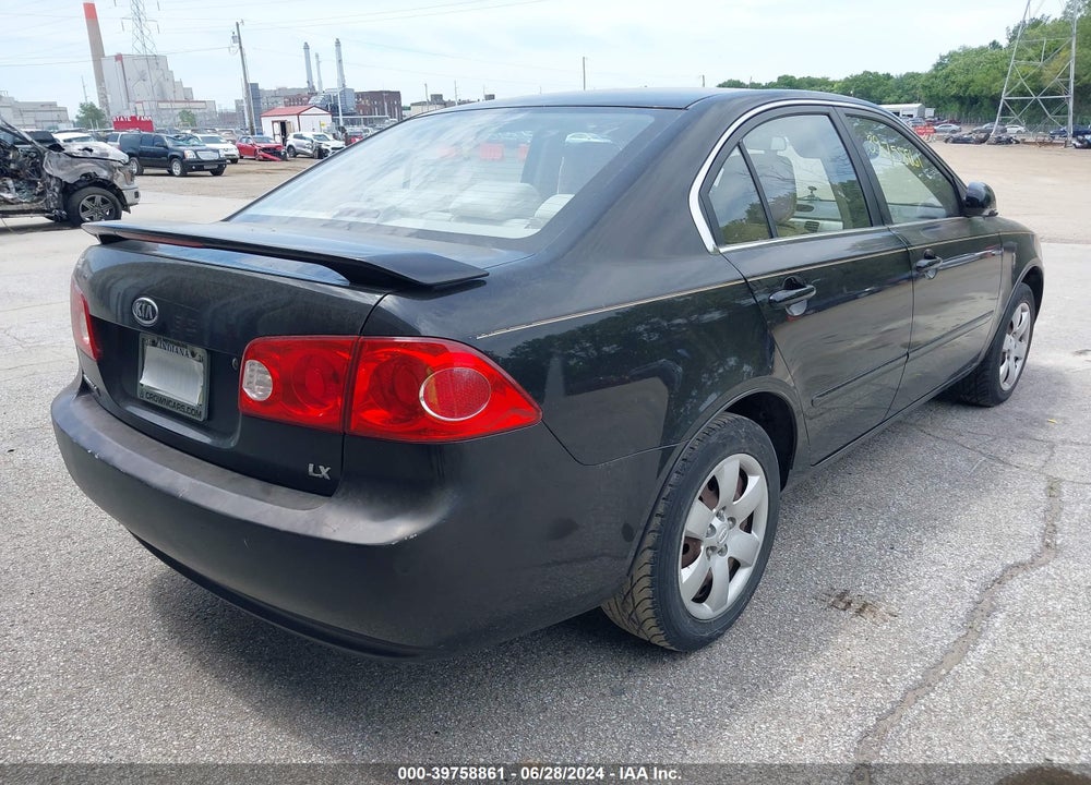 2008 KIA OPTIMA LX VIN: KNAGE123185274980