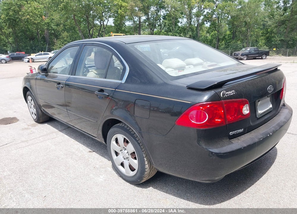 2008 KIA OPTIMA LX VIN: KNAGE123185274980