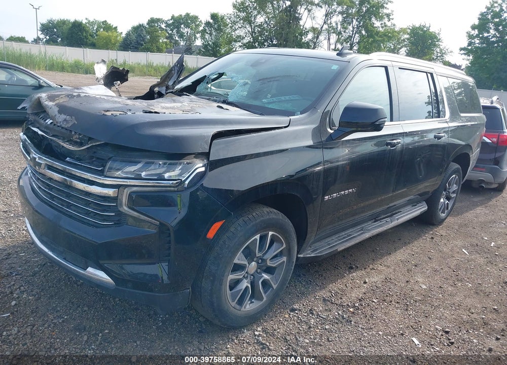 2021 CHEVROLET SUBURBAN 4WD LT VIN: 1GNSKCKT9MR299976