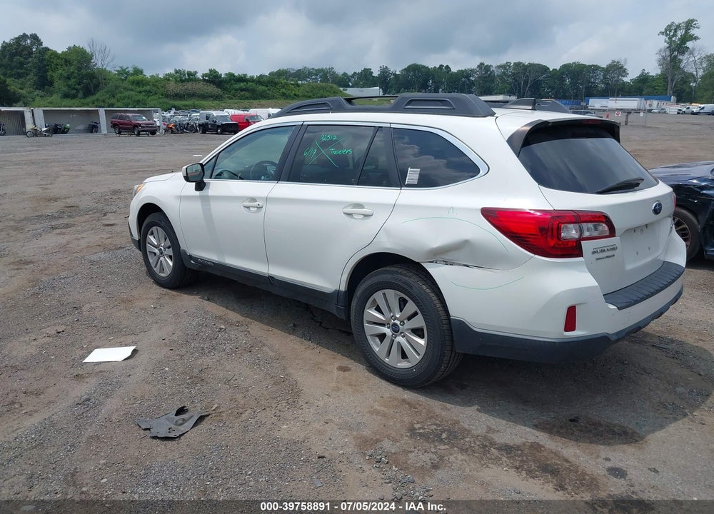 2017 SUBARU OUTBACK 2.5I PREMIUM VIN: 4S4BSACCXH3218208