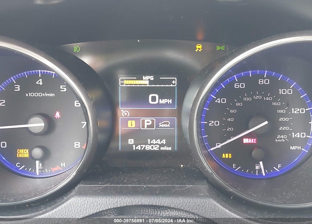 2017 SUBARU OUTBACK 2.5I PREMIUM VIN: 4S4BSACCXH3218208