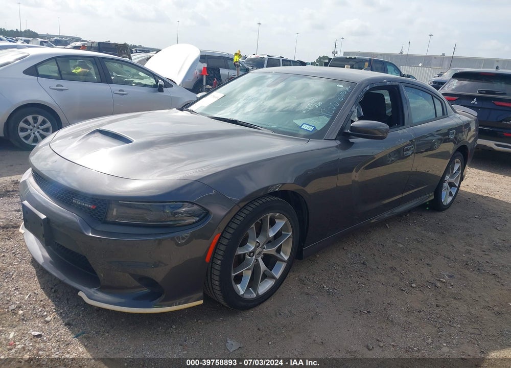 2022 DODGE CHARGER GT RWD VIN: 2C3CDXHG6NH258851