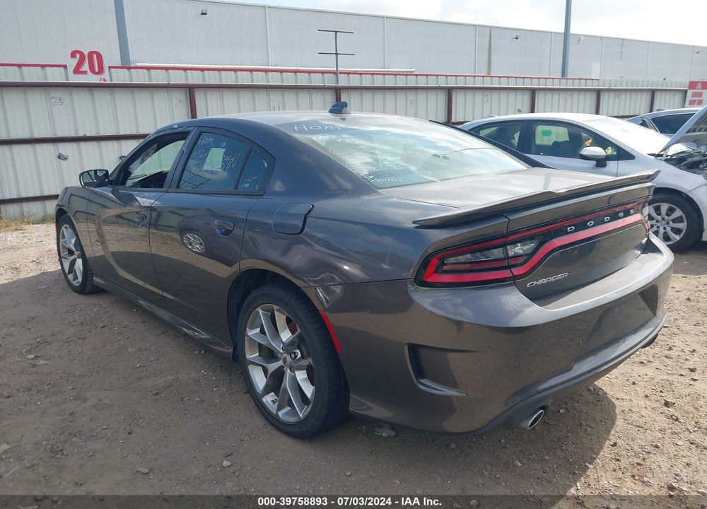 2022 DODGE CHARGER GT RWD VIN: 2C3CDXHG6NH258851
