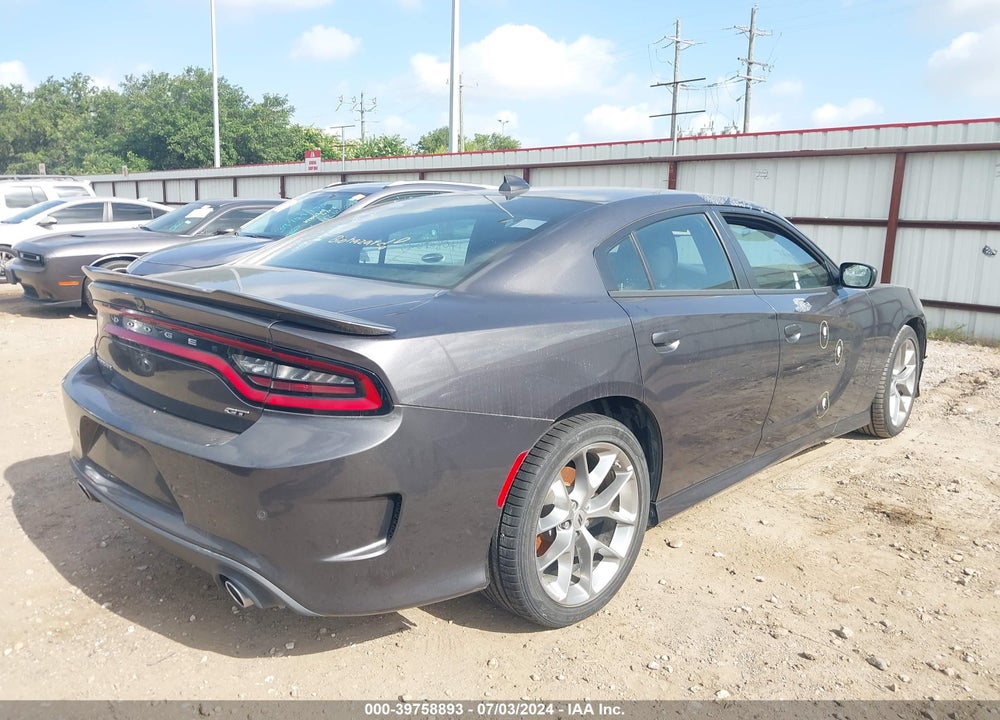 2022 DODGE CHARGER GT RWD VIN: 2C3CDXHG6NH258851
