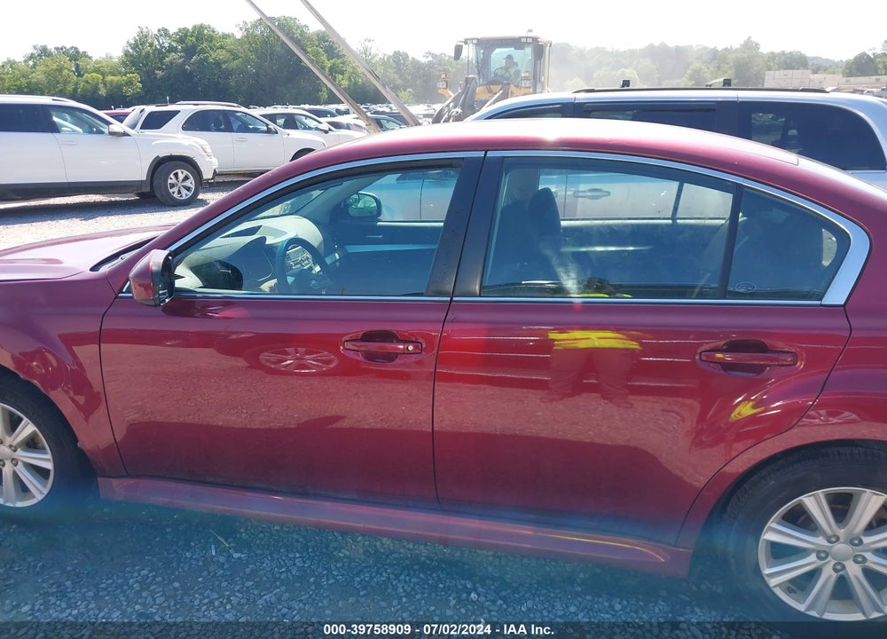 2011 SUBARU LEGACY 2.5I PREMIUM VIN: 4S3BMBB66B3227267