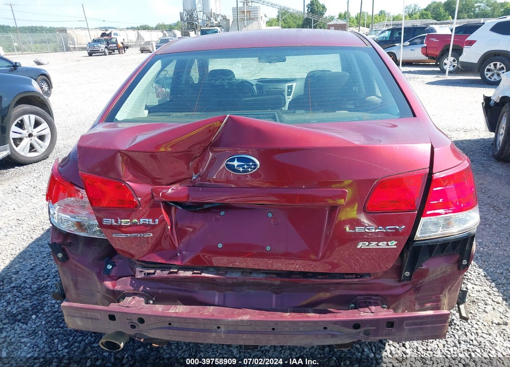 2011 SUBARU LEGACY 2.5I PREMIUM VIN: 4S3BMBB66B3227267