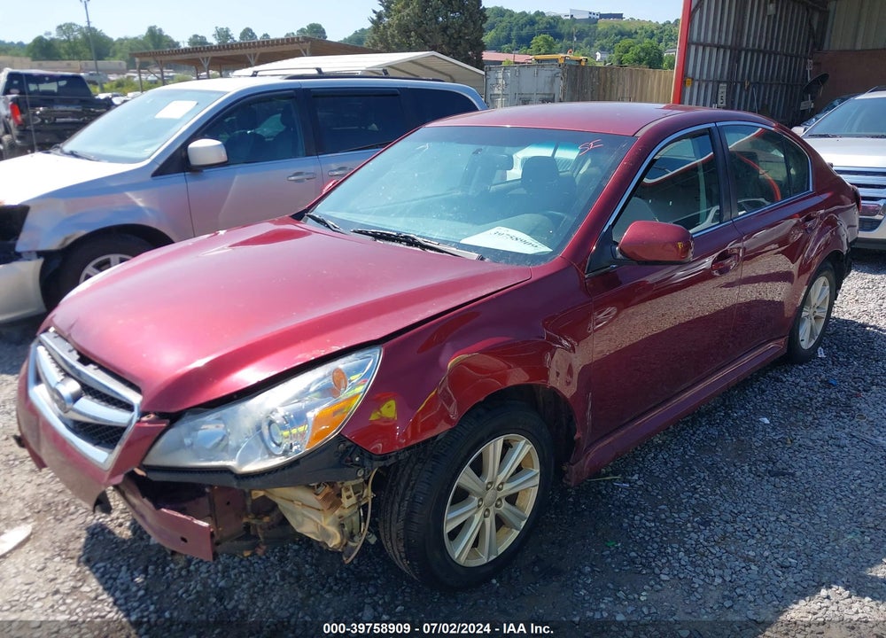 2011 SUBARU LEGACY 2.5I PREMIUM VIN: 4S3BMBB66B3227267