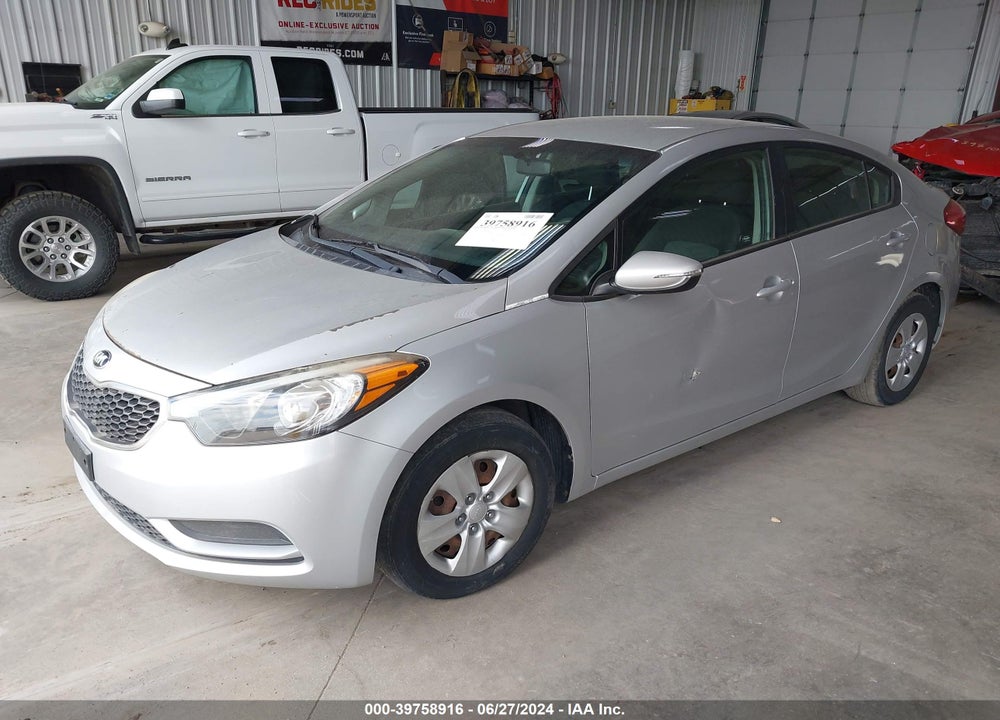 2015 KIA FORTE LX VIN: KNAFX4A67F5341548