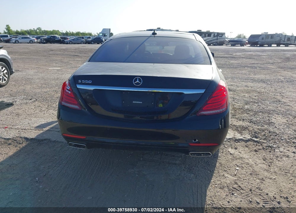 2016 MERCEDES-BENZ S 550 VIN: WDDUG8CB7GA257143