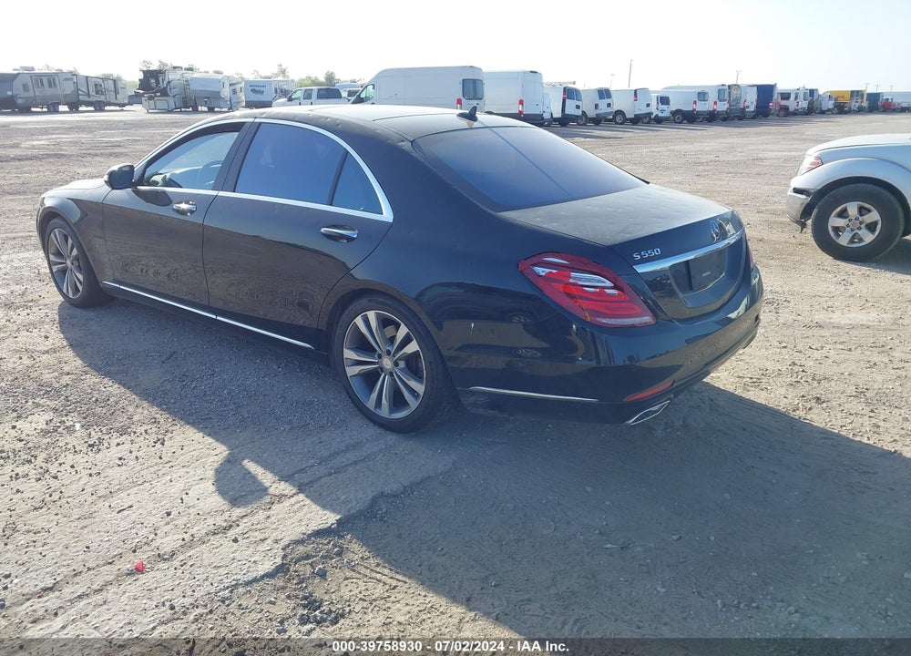 2016 MERCEDES-BENZ S 550 VIN: WDDUG8CB7GA257143