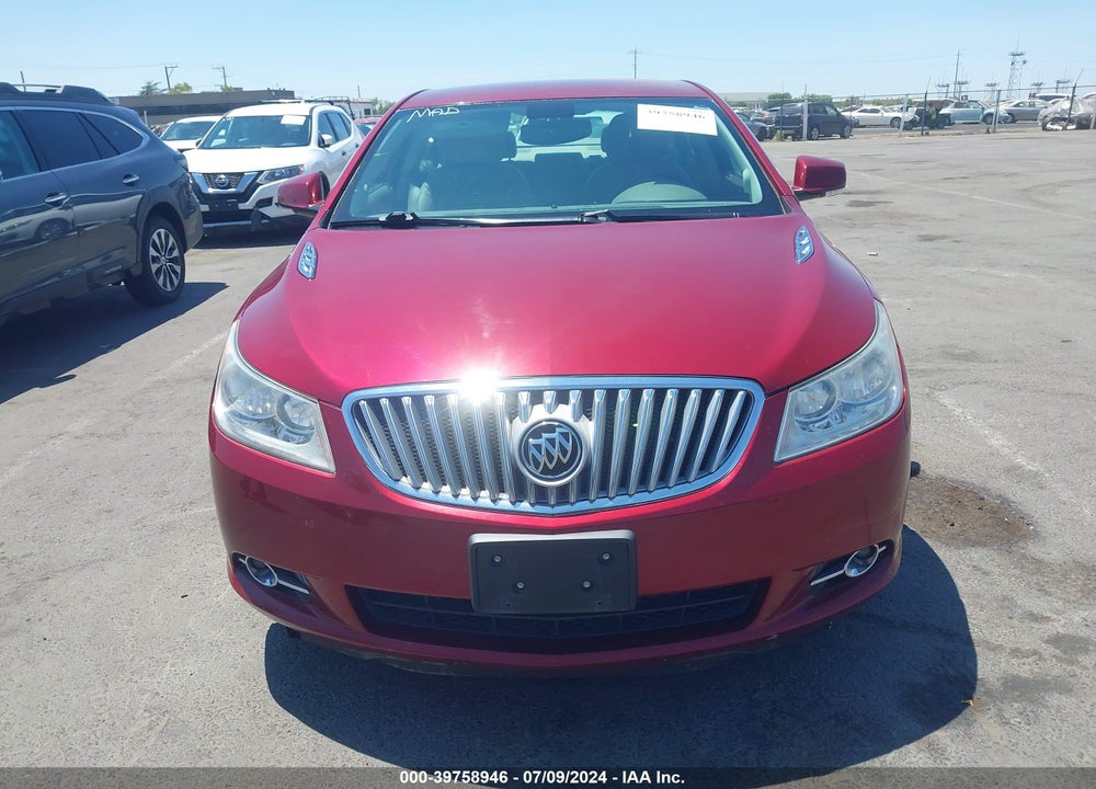 2010 BUICK LACROSSE CXS VIN: 1G4GE5EV1AF114178