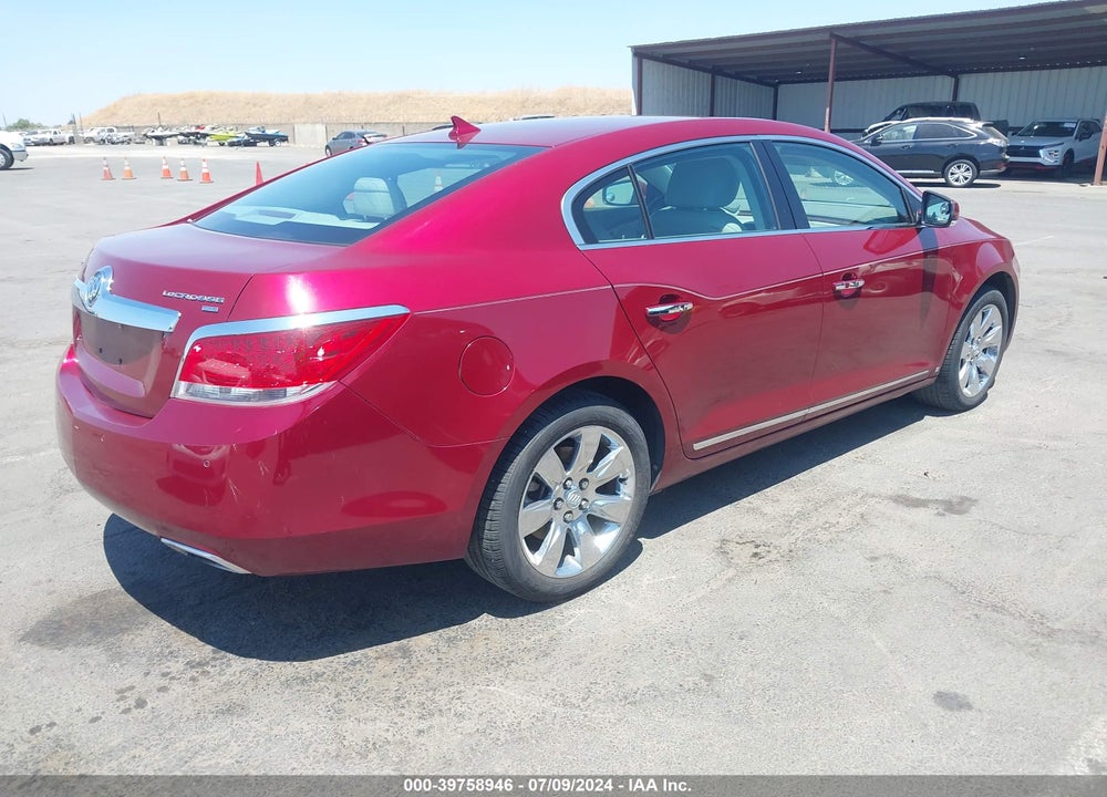 2010 BUICK LACROSSE CXS VIN: 1G4GE5EV1AF114178
