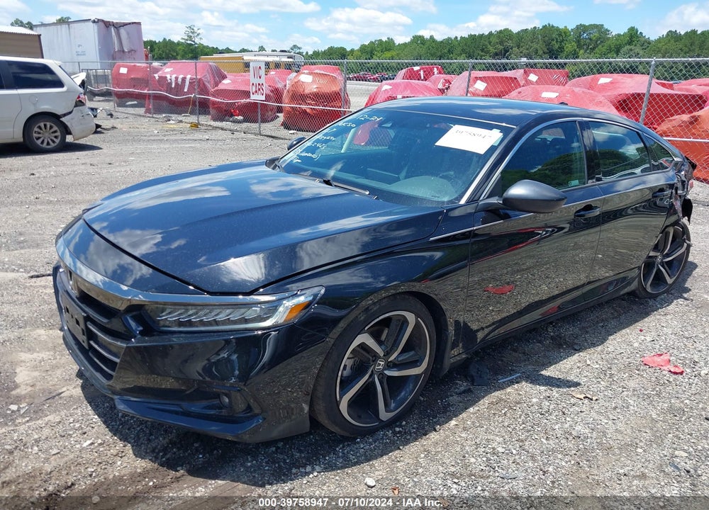 2022 HONDA ACCORD SPORT VIN: 1HGCV1F33NA039254