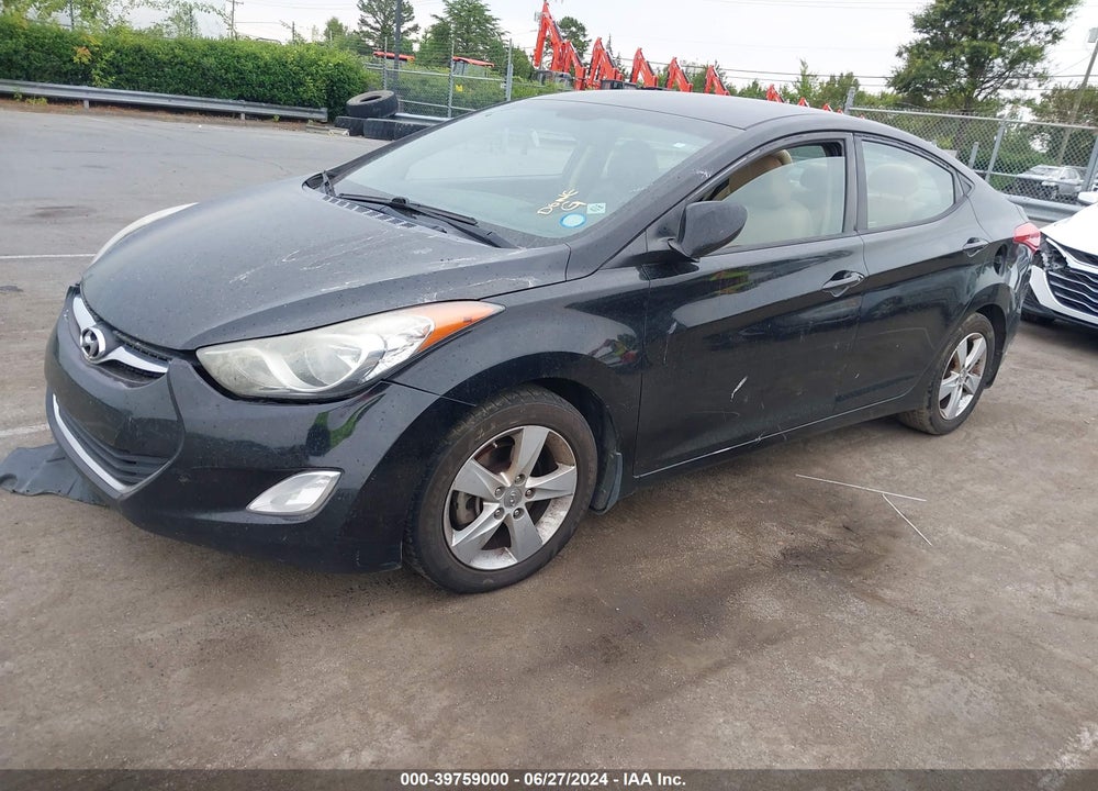 2013 HYUNDAI ELANTRA GLS VIN: 5NPDH4AE4DH395076