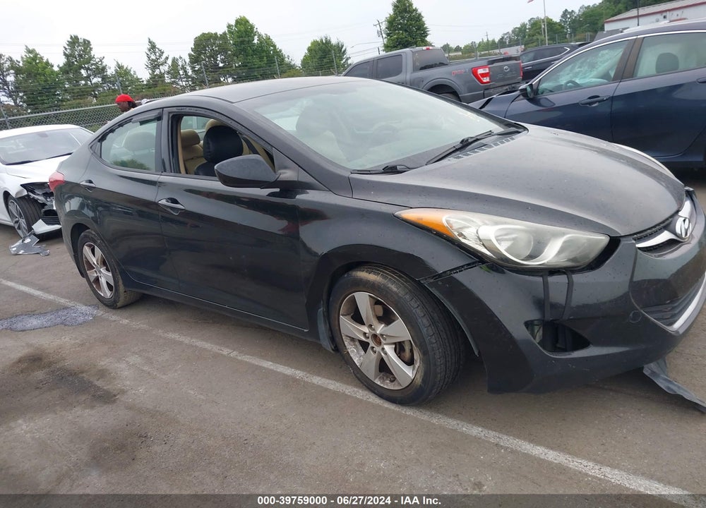 2013 HYUNDAI ELANTRA GLS VIN: 5NPDH4AE4DH395076