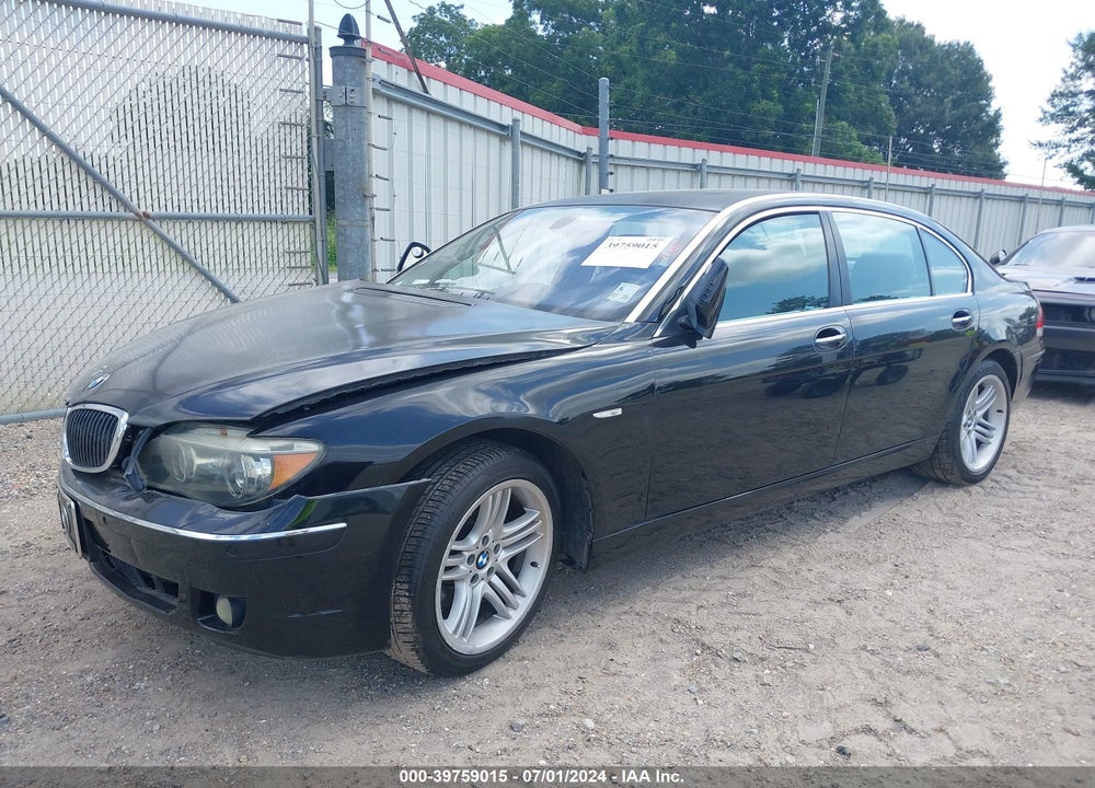 2007 BMW 750LI VIN: WBAHN83527DT68254