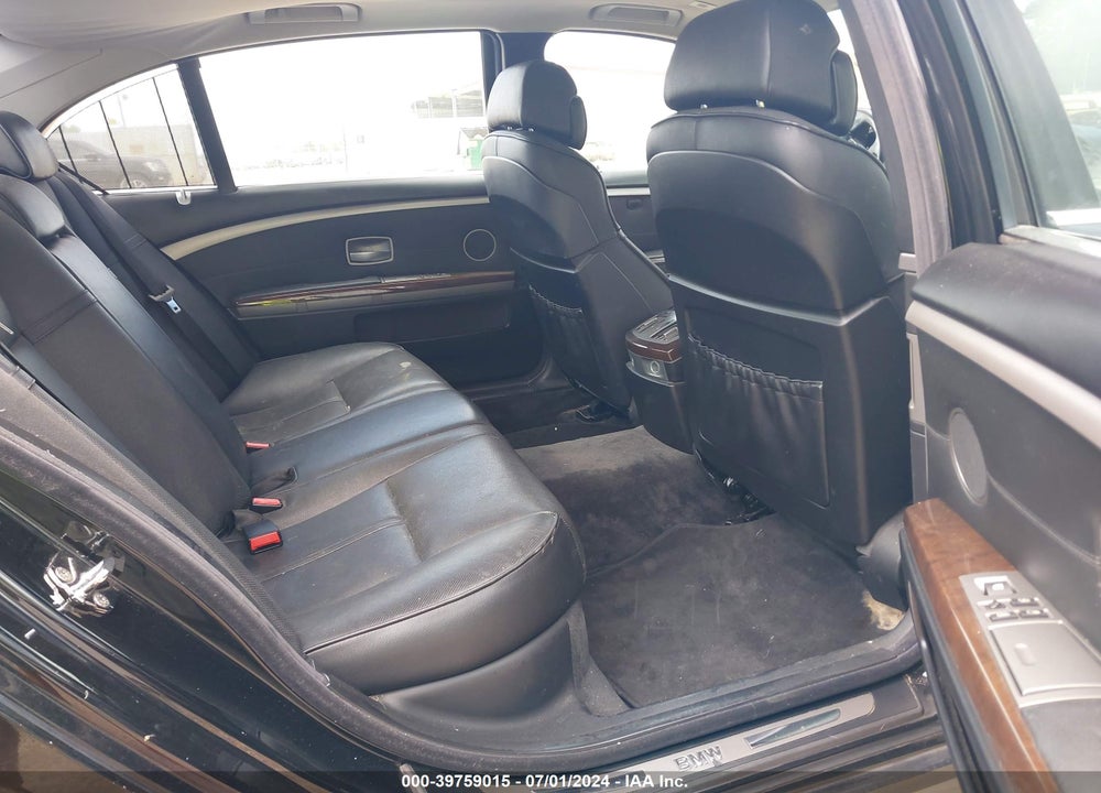 2007 BMW 750LI VIN: WBAHN83527DT68254