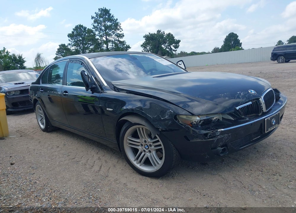 2007 BMW 750LI VIN: WBAHN83527DT68254