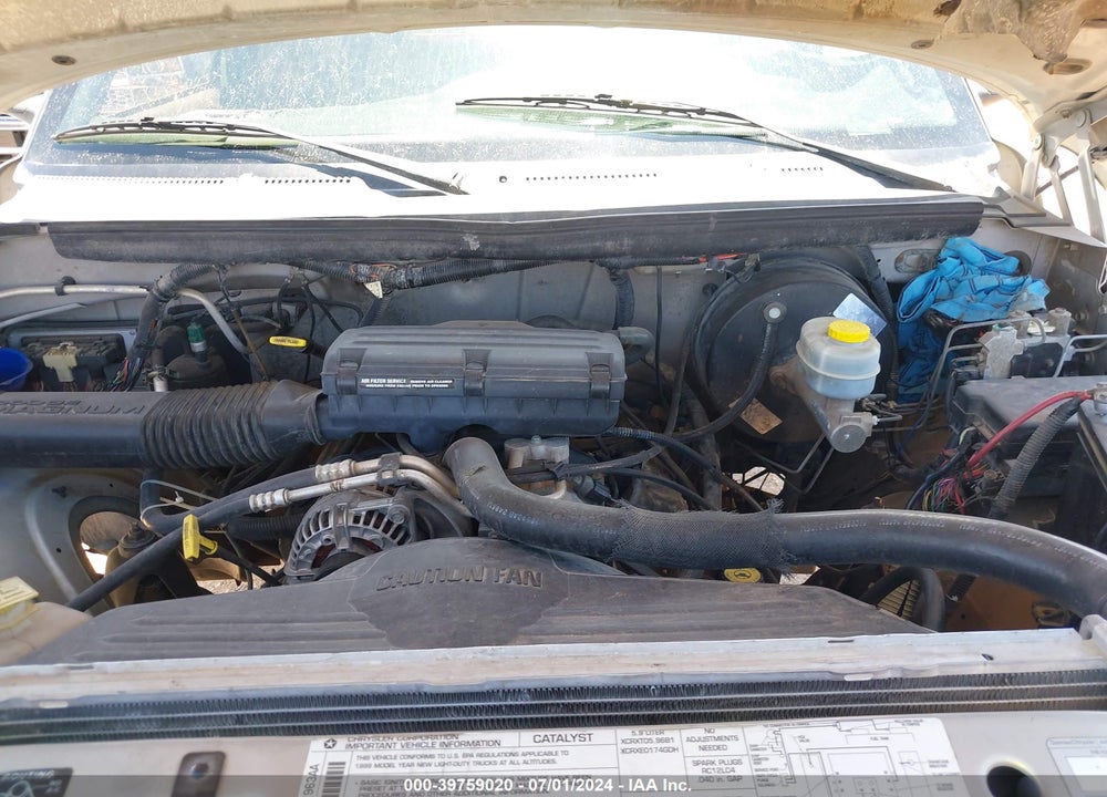 1999 DODGE RAM 1500 ST VIN: 3B7HF13Z3XM511078