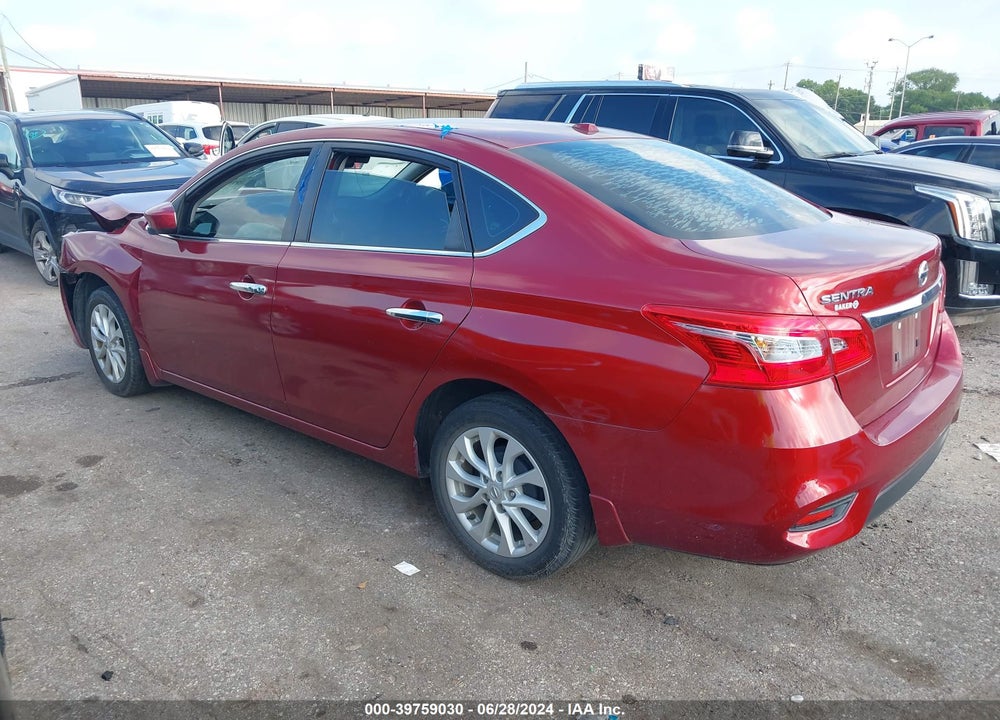 2019 NISSAN SENTRA SV VIN: 3N1AB7AP5KY297796