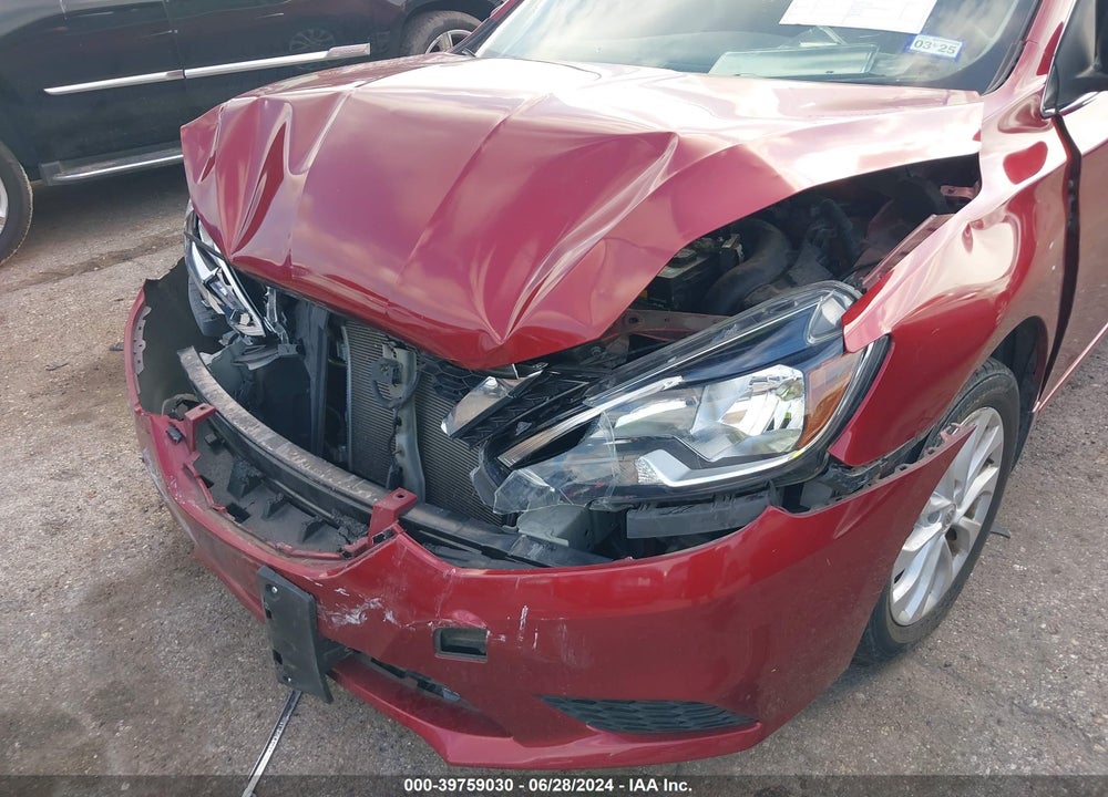 2019 NISSAN SENTRA SV VIN: 3N1AB7AP5KY297796