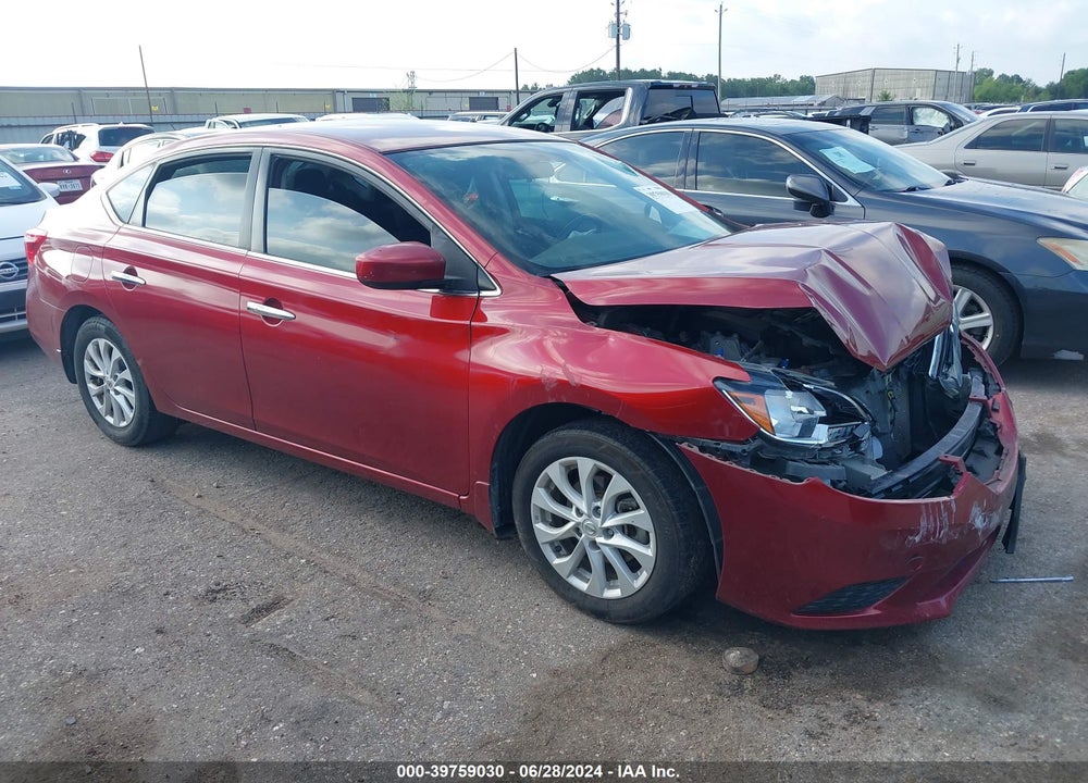 2019 NISSAN SENTRA SV VIN: 3N1AB7AP5KY297796