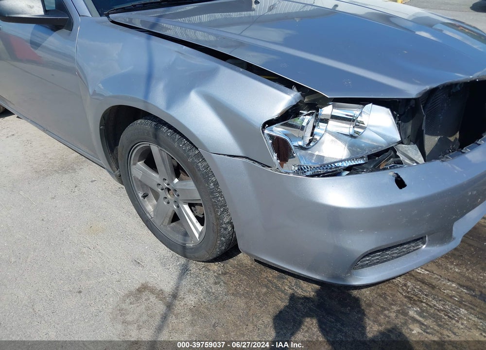 2013 DODGE AVENGER SE VIN: 1C3CDZAB8DN605256