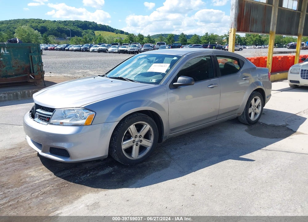 2013 DODGE AVENGER SE VIN: 1C3CDZAB8DN605256