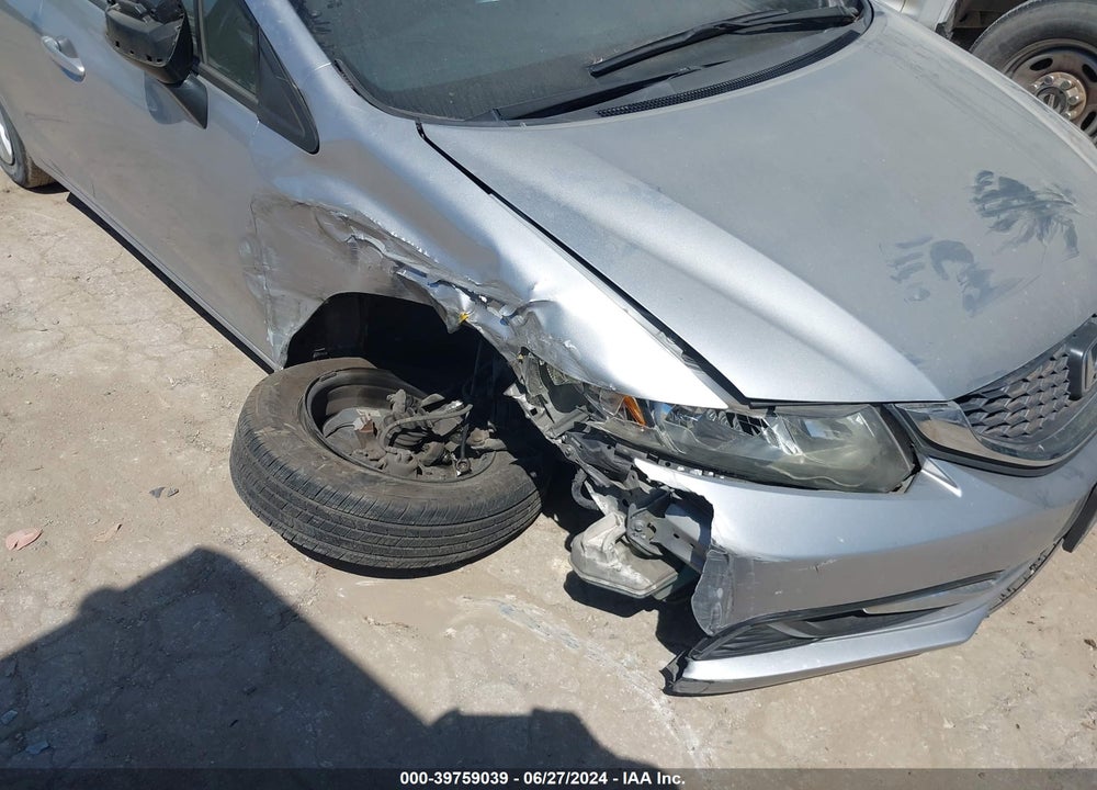 2013 HONDA CIVIC LX VIN: 2HGFB2F55DH590315