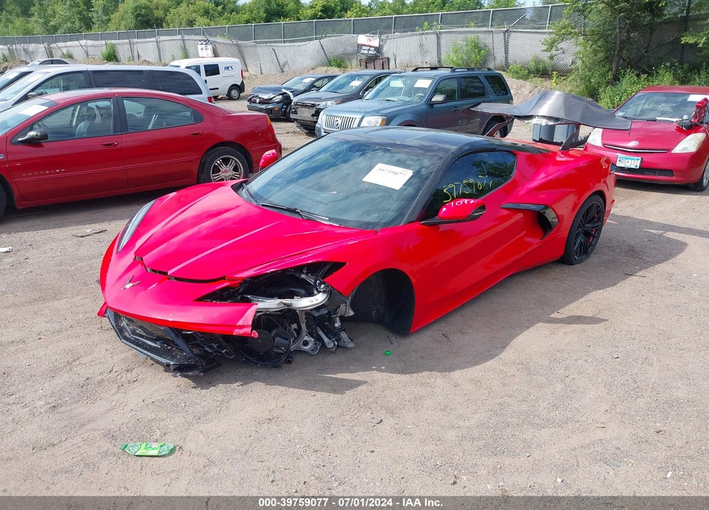 2021 CHEVROLET CORVETTE STINGRAY RWD 1LT VIN: 1G1YA2D48M5124561